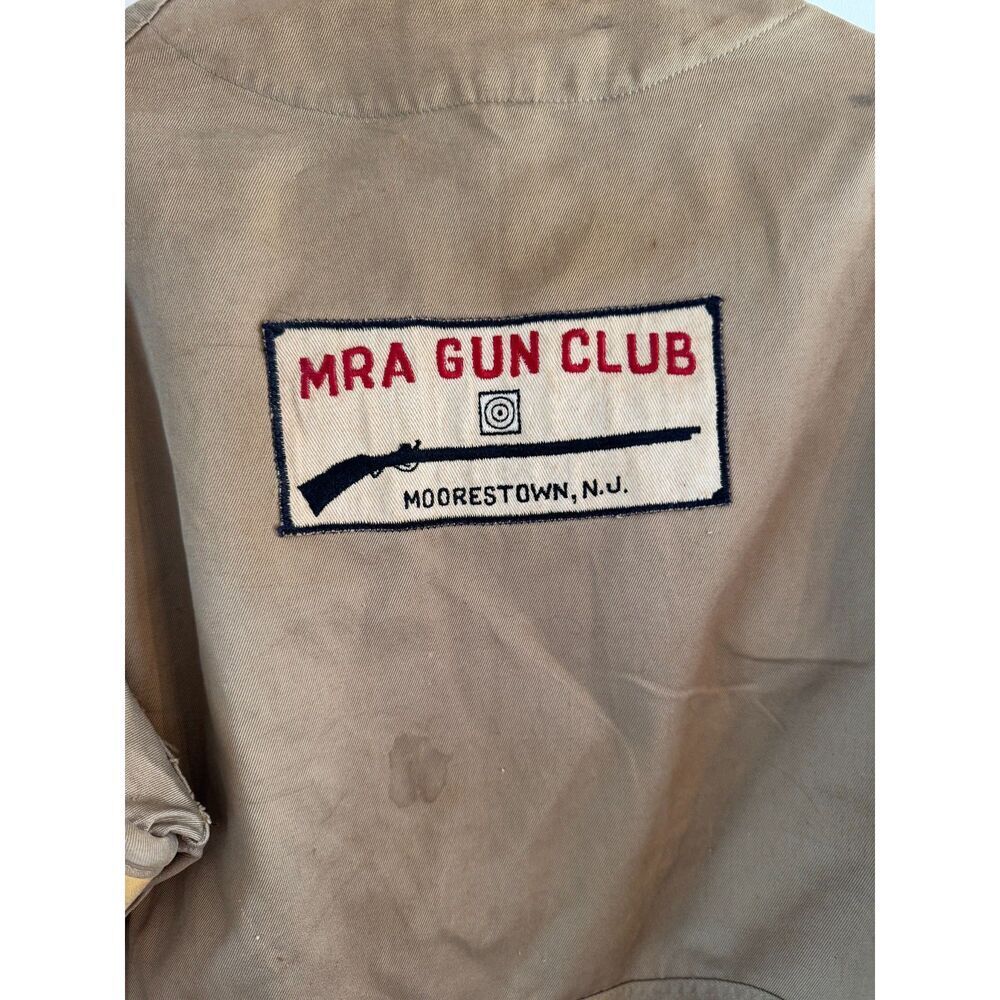 RARE Vintage Hunting Jacket; size 46 MRA Gun Club, Moorestown NJ Must see